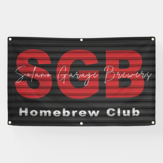 Bannière des brasseurs de garage Solano (Horizontal)