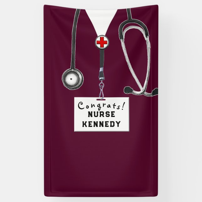 Bannière des Fêtes des infirmières diplômées (Vertical)