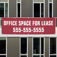 Bannière des panneaux Office Space for Leasing