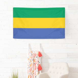 Bannière d'événement rectangulaire du drapeau nati