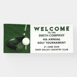 Bannière d'événements de golf