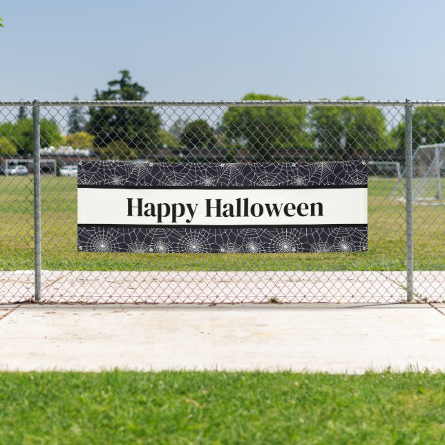 Bannière d'Halloween (En situation)