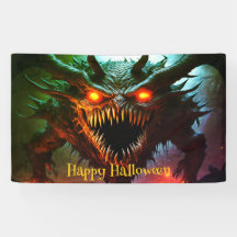 Bannière d'Halloween géante