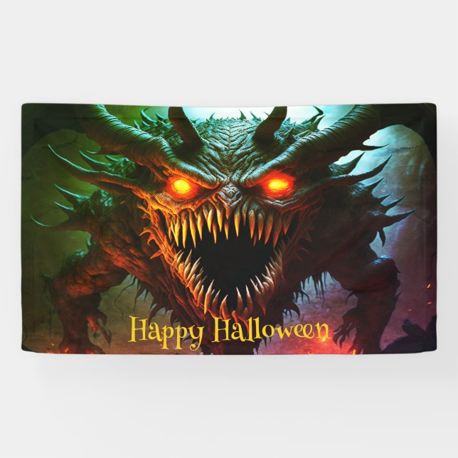 Bannière d'Halloween géante (Horizontal)
