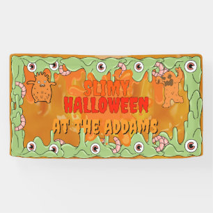 Bannière d'Halloween mince