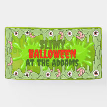 Bannière d'Halloween très mince
