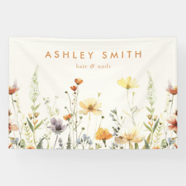 Bannière d'ouverture du grand Fleur sauvage rustiq