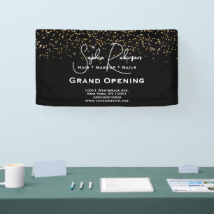 Bannière d'ouverture officielle du salon Black & G