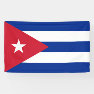 Bannière drapeau de Cuba
