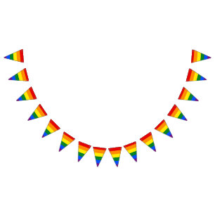 Bannière drapeau de la fierté LGBT Balises de Bunt