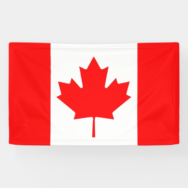 Bannière drapeau du Canada (Horizontal)