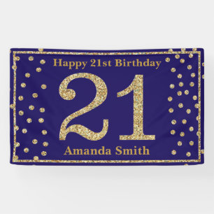 Bannière du 21e anniversaire de la Parties scintil