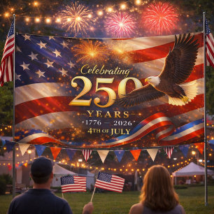Bannière du 250e anniversaire patriotique