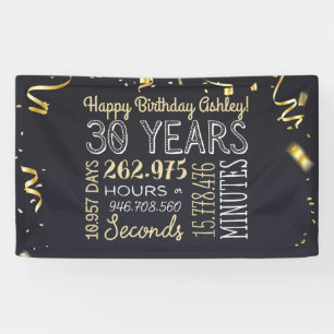Bannière du 30e anniversaire - 30 ans en heures e