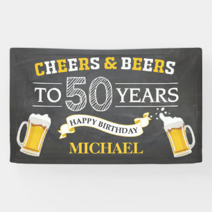 Bannière du 50e anniversaire de la fête des bières