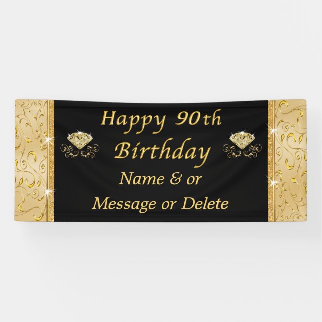 Bannière du 70e anniversaire des Black and Gold (Horizontal)