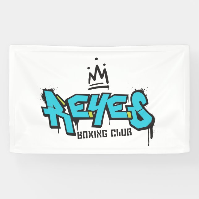Bannière du club de boxe Reyes (Horizontal)