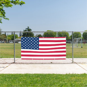 Bannière du drapeau américain - États-Unis d'Améri