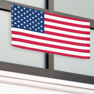 Bannière du drapeau américain - Patriotique - USA