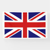 Bannière du drapeau britannique Union Jack