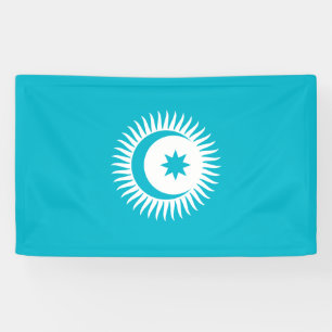 Bannière du drapeau du Conseil turc