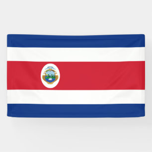 Bannière du drapeau du Costa Rica