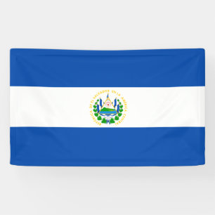 Bannière du drapeau du Salvador