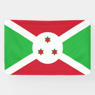 Bannière du drapeau patriotique du Burundi