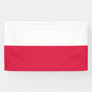 Bannière du drapeau polonais (Pologne)