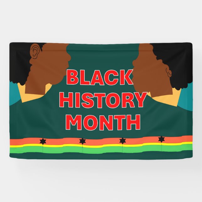 Bannière du Mois de l'histoire des Noirs - Jeuness (Horizontal)