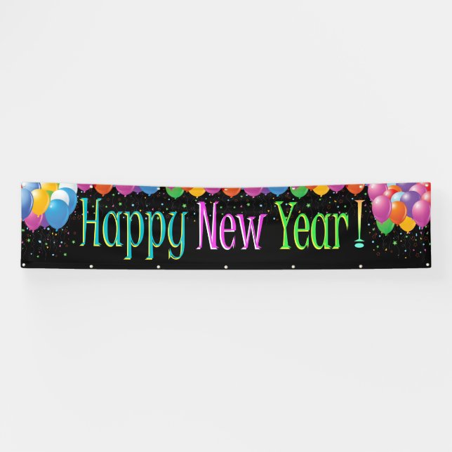 Bannière du Nouvel An Joyeux LG 2 (Horizontal)