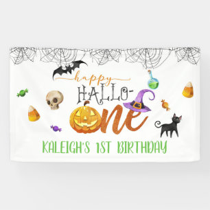Bannière du premier anniversaire d'Halloween