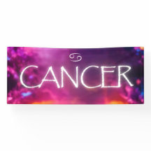 Bannière du zodiaque Cancer