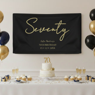 Bannière élégante de fête d'anniversaire soixante-
