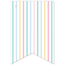 Bannière en bande arc-en-ciel Pastel