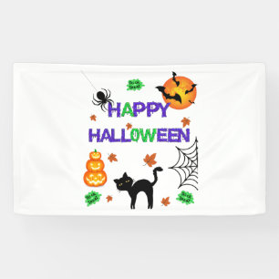 Bannière en vinyle 3x5 Bonne Halloween