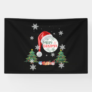 Bannière en vinyle 4x6 Joyeux Noël Collection de N