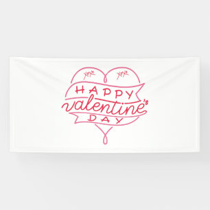 Bannière en vinyle 4x8 pour la Saint-Valentin