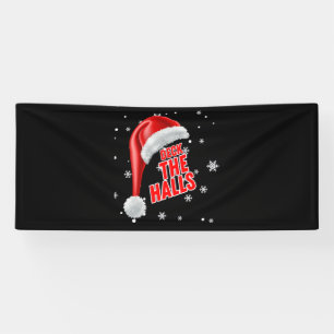 Bannière en vinyle Deck The Halls Snow Collection
