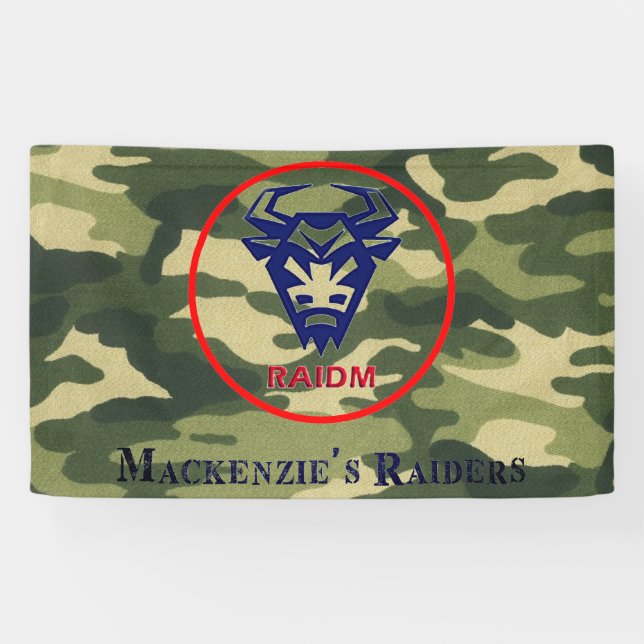 Bannière en vinyle RAIDM, 3' x 5' (Horizontal)