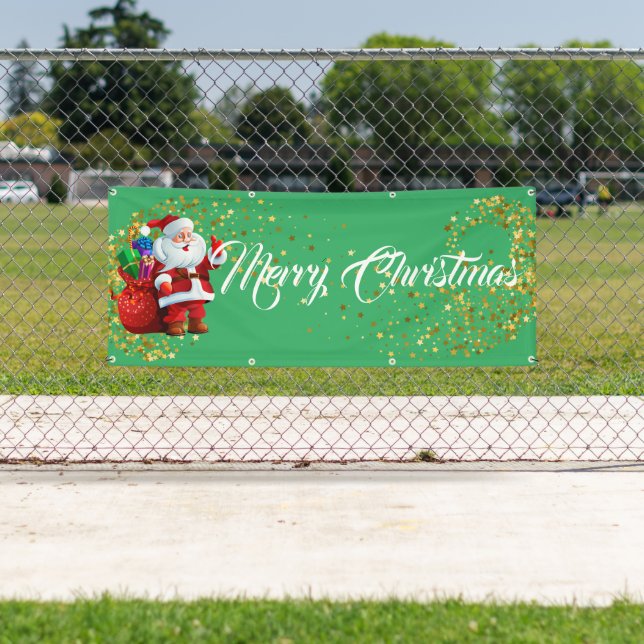 Bannière extérieure - Joyeux Noël (En situation)