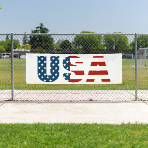 Bannière extérieure Patriotic USA