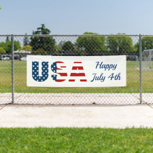 Bannière extérieure Patriotic USA