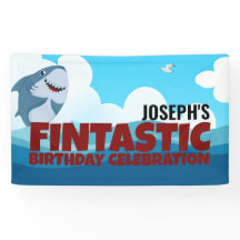 Bannière Fintastic pour garçon