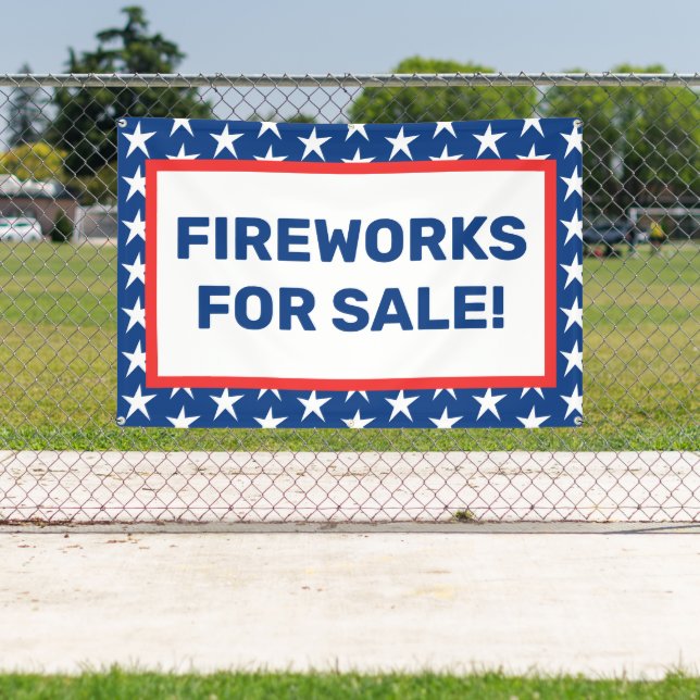 Bannière Fireworks pour la vente (Insitu)