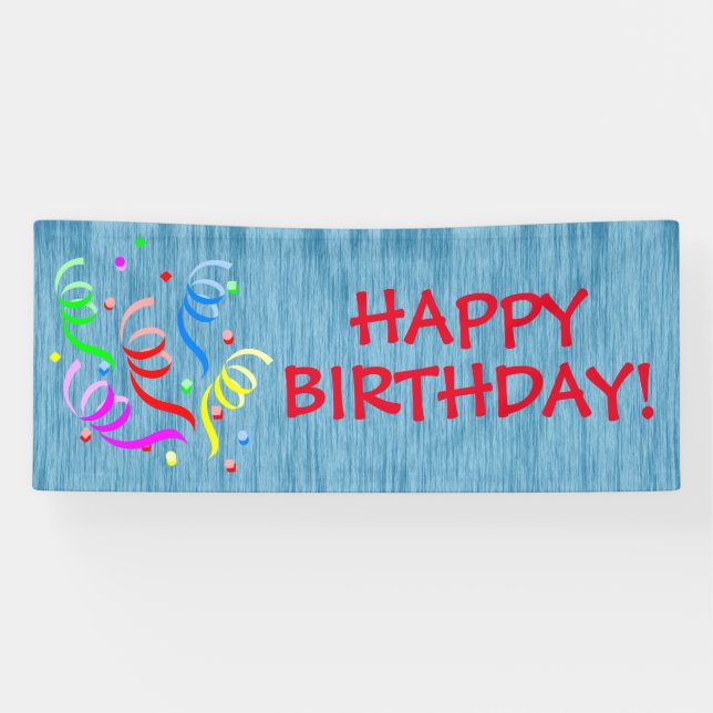 Bannière générique de joyeux anniversaire (Horizontal)