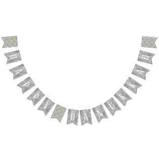 Bannière Hanoukka Swallowtail Simply Elegant