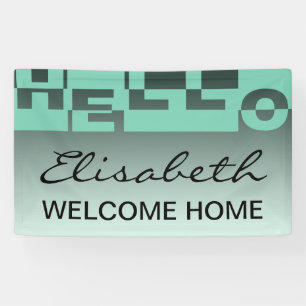Bannière HELLO moderne + votre backgr. & idées