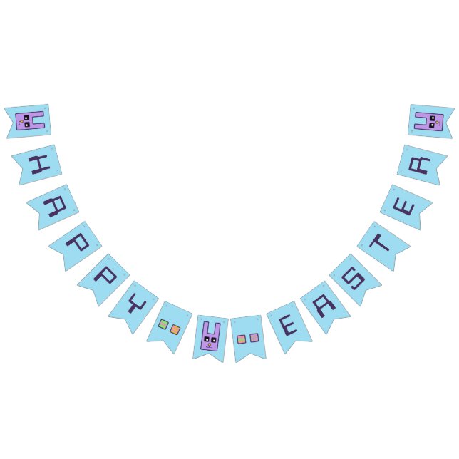 Bannière heureuse d'étamine de Pâques de lapin (Tout)