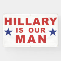 Bannière Hillary Clinton Hillary Clinton signe 201